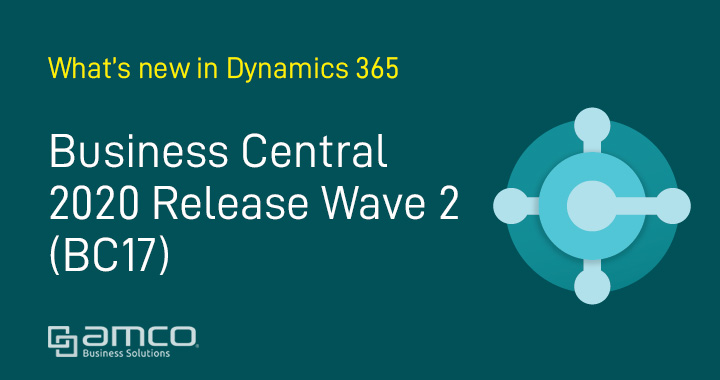 Dynamics 365 Business Central 2020 Release Wave 2