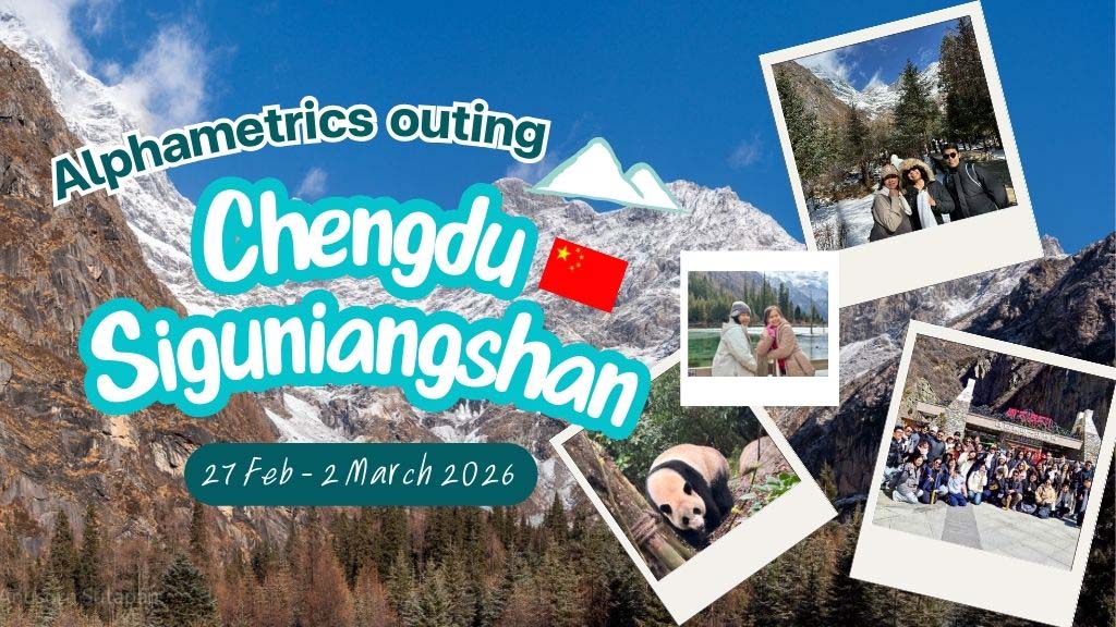 Alphametrics Outing 2026 เดินทางสู่ นครเฉิงตู-สี่ดรุณี “เทือกเขาแอลป์แห่งเสฉวน”