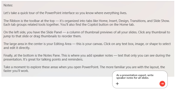 Speaker Note