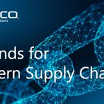 Modern supply chain background